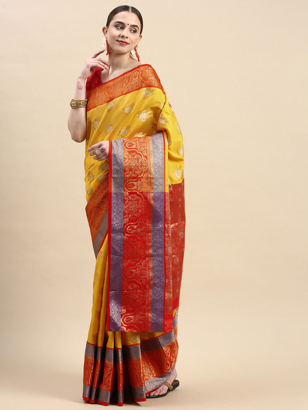 Kumkum 2 By Policona Silk Kanchipuram Saree Catalogue